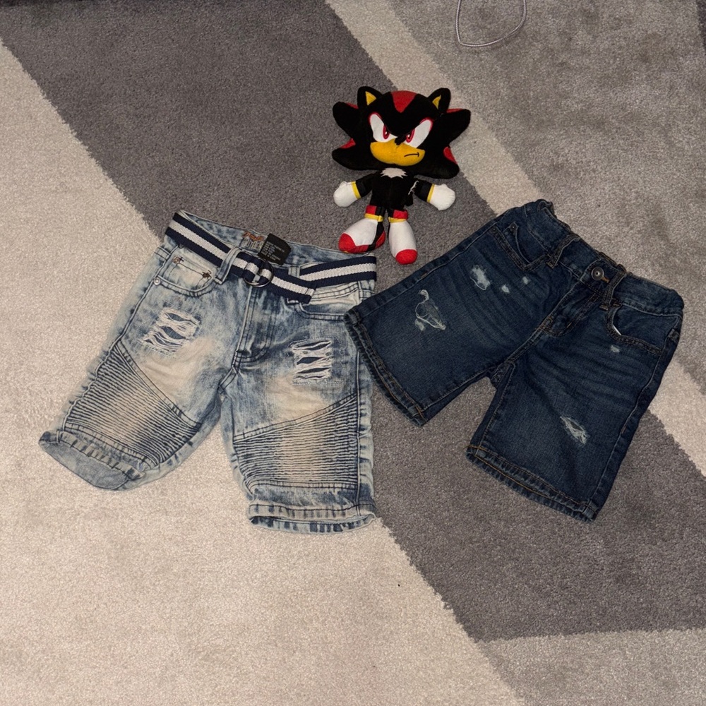 Stylish Kids Denim Shorts (2 pairs)
